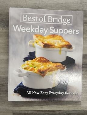 Weekday Suppers Cookbook - White & Cream Cover